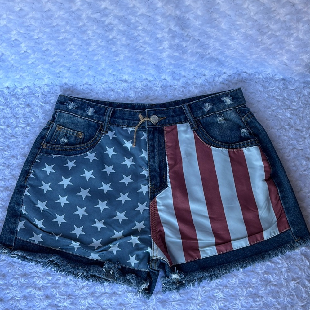 Boutique Flag Shorts